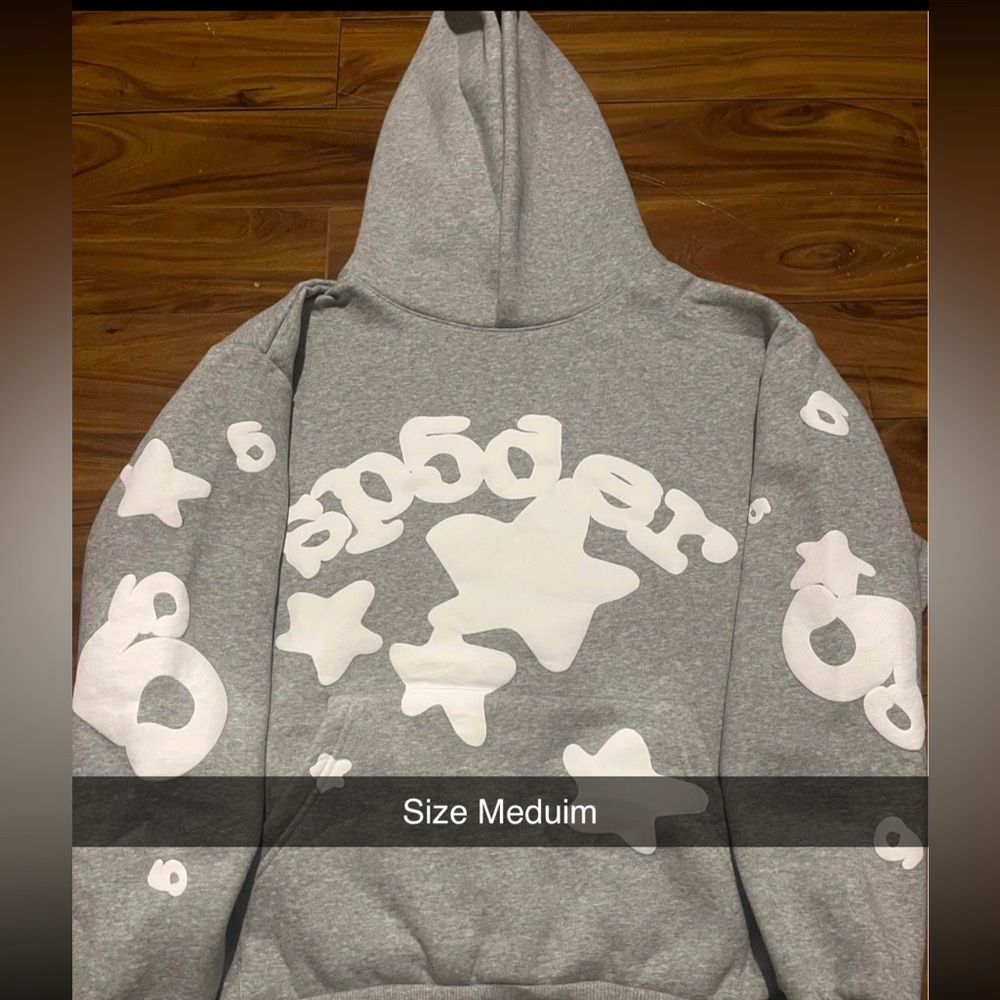 Sp5der hoodie size medium beluga